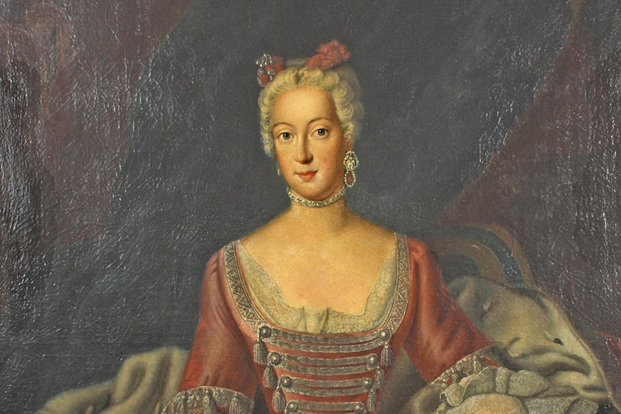 Ausschnitt Gemälde Wilhelmine