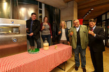 Gruppenfoto bei Verkostung